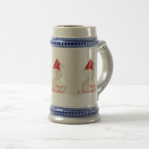 Weihnachtsschneemann Bierglas