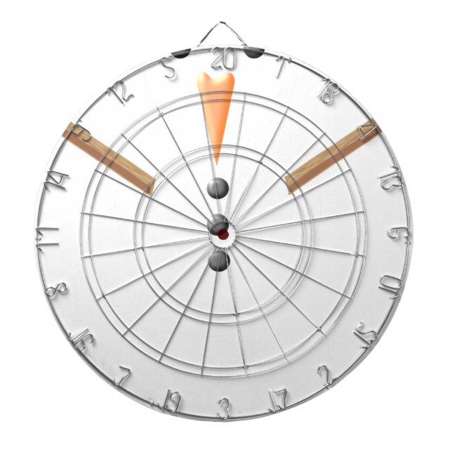 Weihnachtsschneemann Dartscheibe (vorne)