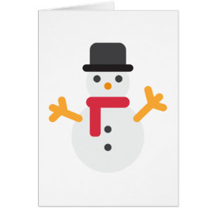 Weihnachtsschneemann Emoji