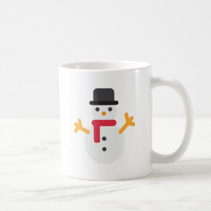 Weihnachtsschneemann Emoji Kaffeetasse