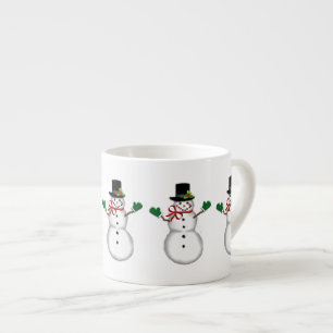 WeihnachtsSchneemann Espressotasse