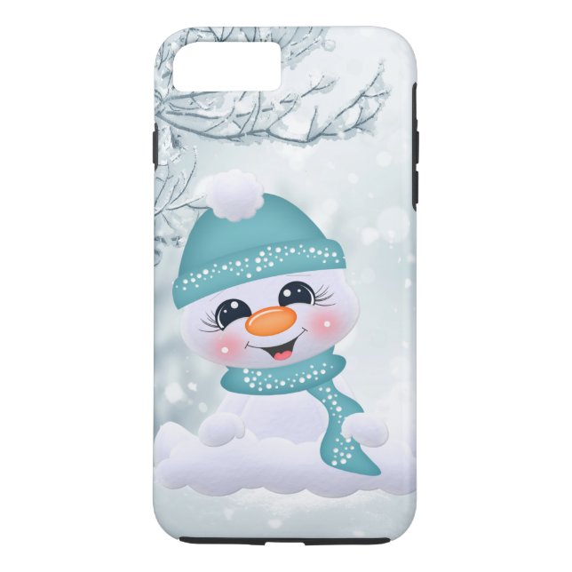 WeihnachtsSchneemann-Feiertag festliches iPhone Case-Mate iPhone Hülle (Rückseite)