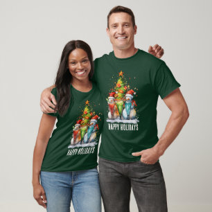 Weihnachtsschneemann fügen Text hinzu T-Shirt
