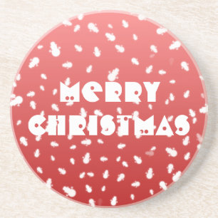 Weihnachtsschneemann Getränkeuntersetzer