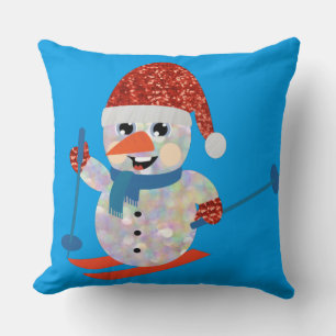 Weihnachtsschneemann Kissen