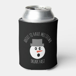 Weihnachtsschneemann Meltdown Bier Dosenkühler