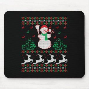 Weihnachtsschneemann Mousepad