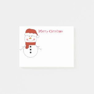 Weihnachtsschneemann Post-it-Notes Post-it Klebezettel