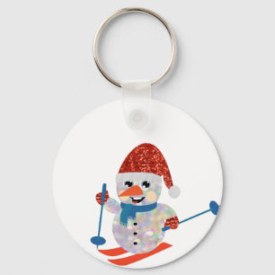 Weihnachtsschneemann Schlüsselanhänger