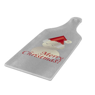Weihnachtsschneemann Schneidebrett