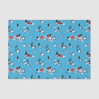 WeihnachtsSchneemann-Seidenpapier Seidenpapier