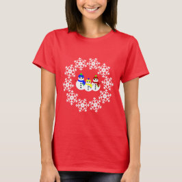 Weihnachtsschneemann-T - Shirt