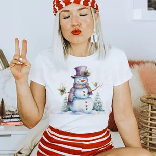 Weihnachtsschneemann T-Shirt
