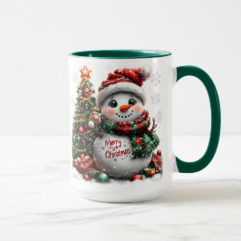 Weihnachtsschneemann Tasse
