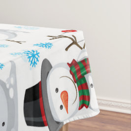 WeihnachtsSchneemann Tischdecke