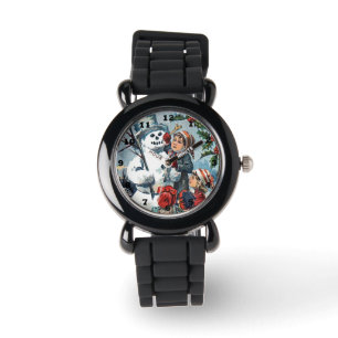 Weihnachtsschneemann Weihnachten Weihnachtszeit Armbanduhr