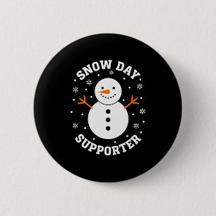 Weihnachtsschneetag Unterstützer Schneeflocke Schn Button