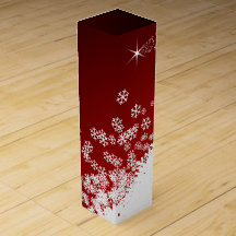 Weihnachtsschneewein-Geschenk-Box