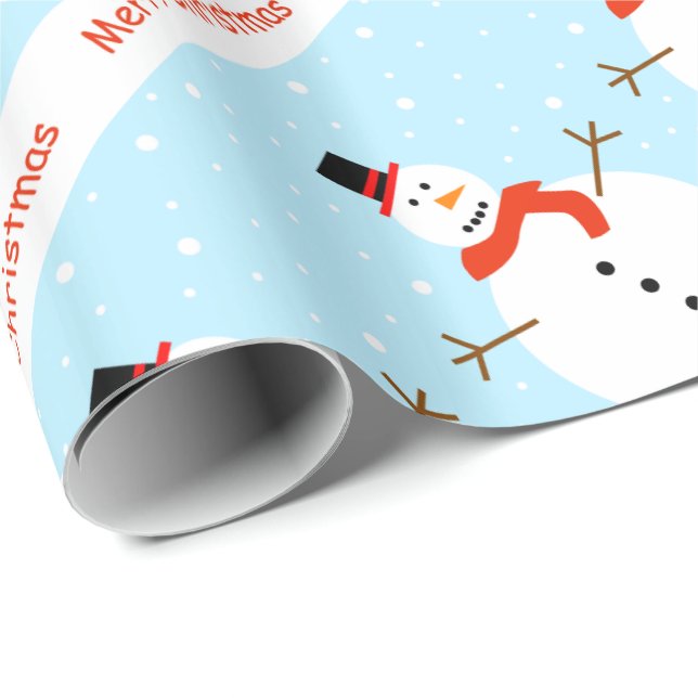 Weihnachtsschneewrapping Paper Geschenkpapier (Rolleneckpunkt)