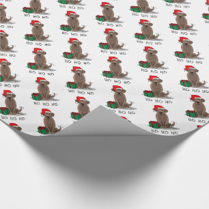 Weihnachtsschokolade Labrador Retriever Funny Geschenkpapier