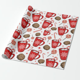 Weihnachtsschokolade und Süßigkeiten Umschlagpapie Geschenkpapier