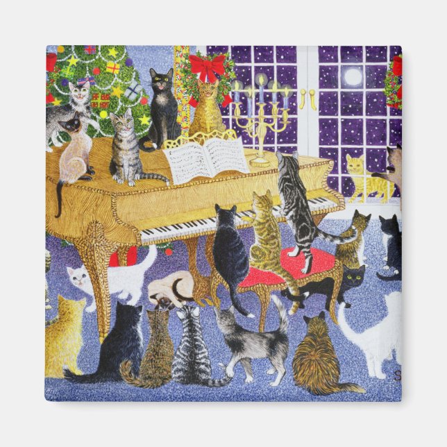 Weihnachtsschor Magnet (Vorne)