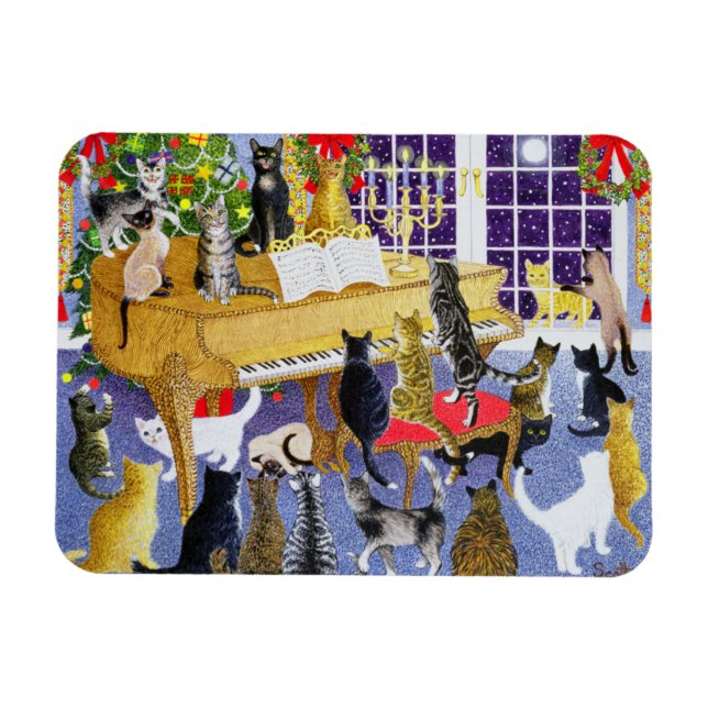 Weihnachtsschor Magnet (Horizontal)