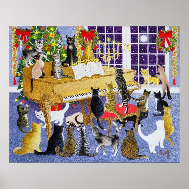 Weihnachtsschor Poster (Vorne)