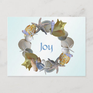 Weihnachtsschrei - Custom Grußkarte von Seashells Feiertagspostkarte