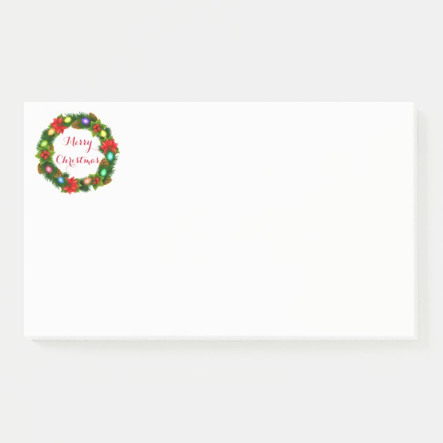 Weihnachtsschrei Post-it-Notes Post-it Klebezettel (Vorderseite)