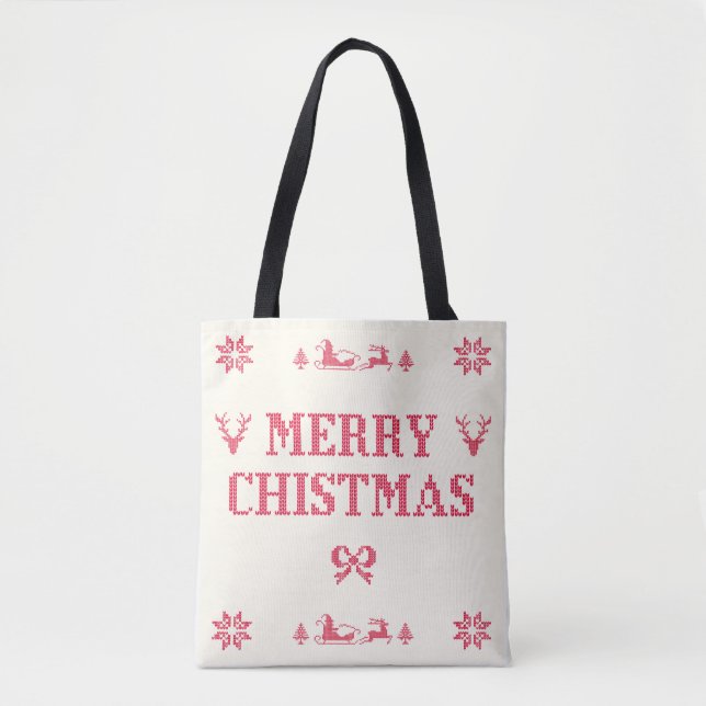 Weihnachtsschrei Tasche (Vorderseite)