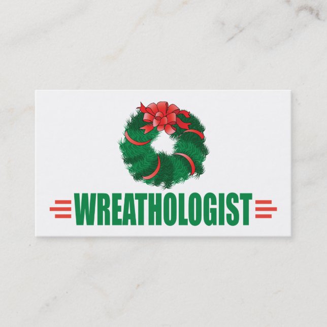 Weihnachtsschrei Visitenkarte (Vorderseite)
