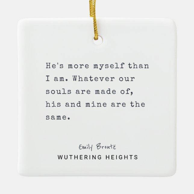Weihnachtsschreibmaschine | Personalisierter Text Keramikornament (Vorderseite)