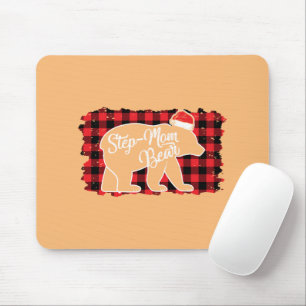 Weihnachtsschritt Mama Bären Weihnachten Kariertes Mousepad