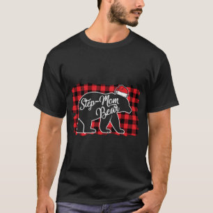 Weihnachtsschritt Mama Bären Weihnachten Kariertes T-Shirt
