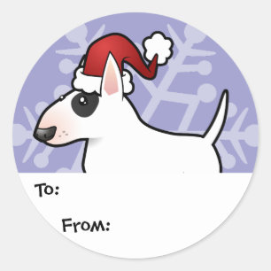 Weihnachtsschrott-Geschenk-Tags Runder Aufkleber