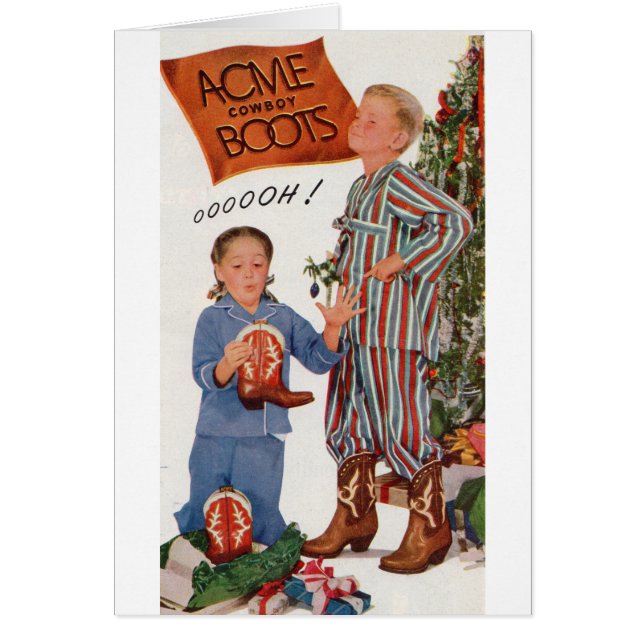 Weihnachtsschuhe der frühen 1950er Jahre (Vorne)