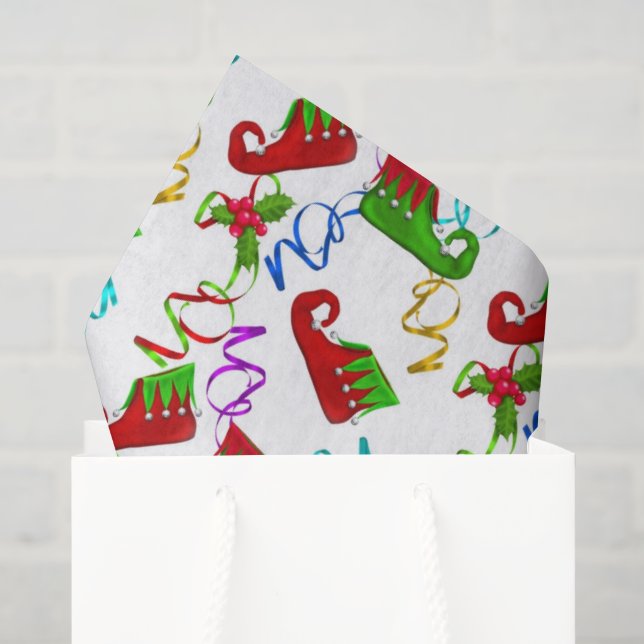 Weihnachtsschuhpapier Seidenpapier (Geschenk Tasche)