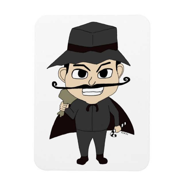 Weihnachtsschurke Magnet (Vertikal)