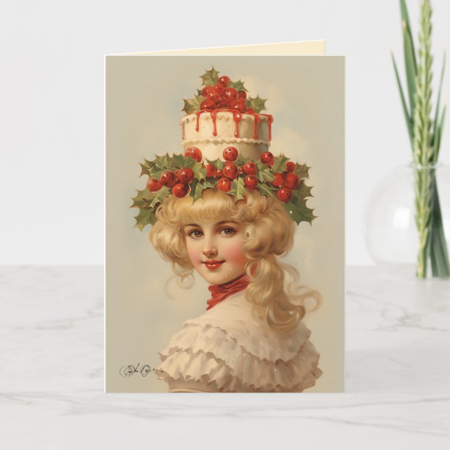 Weihnachtsschwäche Feiertagskarte (Vorderseite)