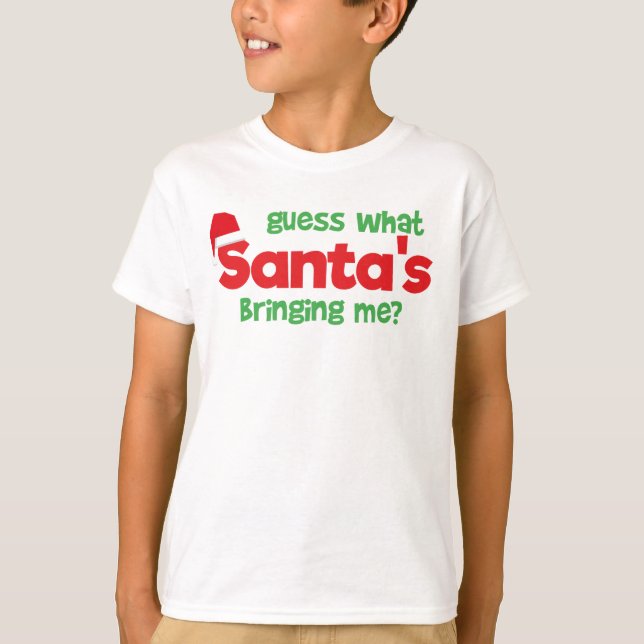 Weihnachtsschwangerschaftsankündigung| großer Brud T-Shirt (Vorderseite)