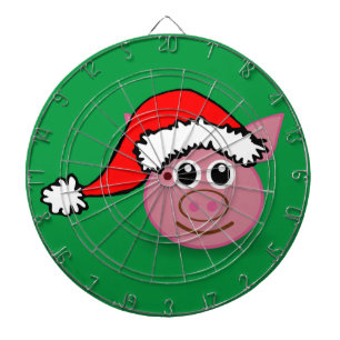 Weihnachtsschwein Dartscheibe