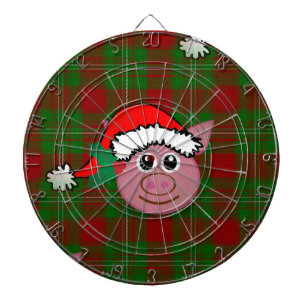 Weihnachtsschwein Dartscheibe