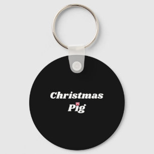 Weihnachtsschwein - Schweine- und Ferkelgeschenke Schlüsselanhänger