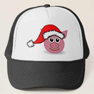 Weihnachtsschwein Truckerkappe