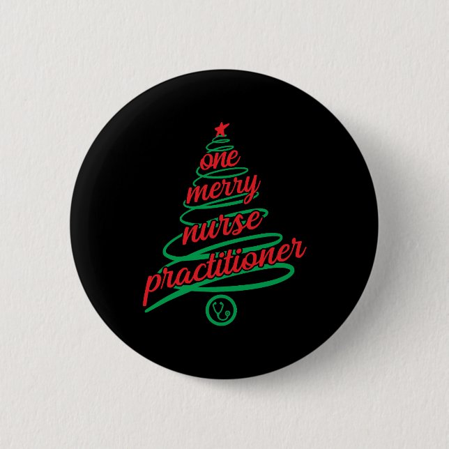 Weihnachtsschwestern, eine froh button (Vorderseite)