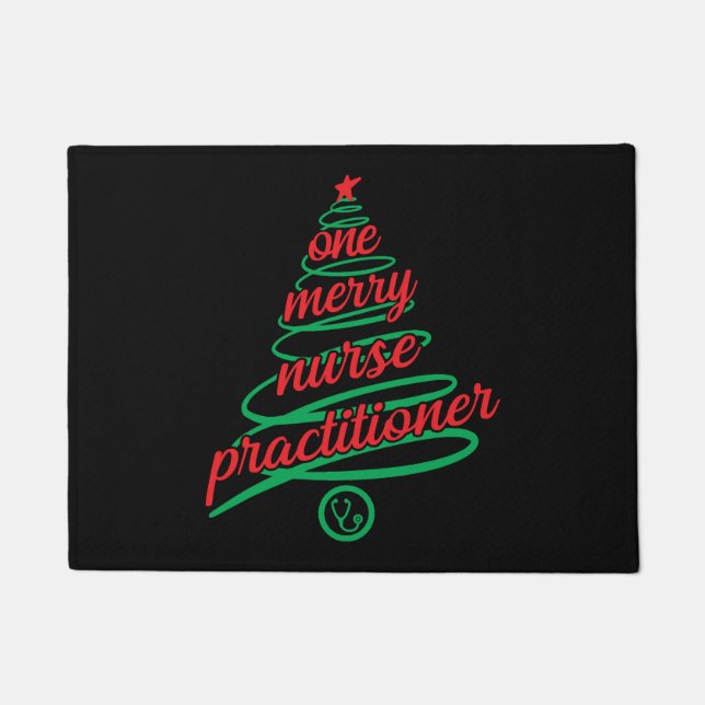 Weihnachtsschwestern, eine froh fußmatte (Vorderseite)