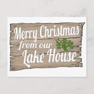 Weihnachtssee Feiertagspostkarte
