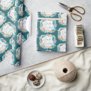 WeihnachtsSEE & GREETINGS Muscheln Geschenkpapier