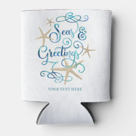 WeihnachtsSEE und GREETINGS Personalisiert Dosenkühler